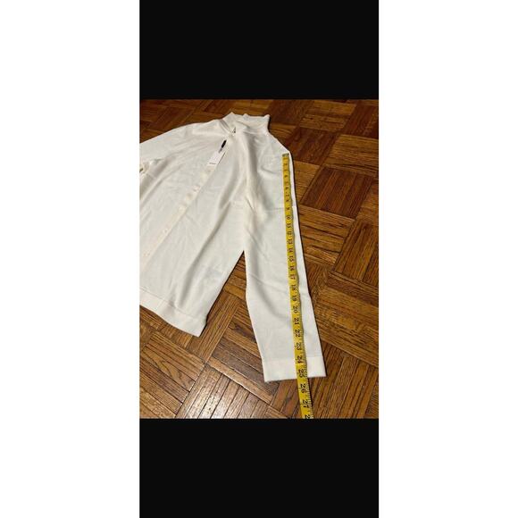 Suitsupply Merino Long Sleeve Polo Cardigan Off-White Size XL NWT - Picture 8 of 10